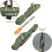 Lixada Portable Folding Fishing Rod Case 100cm Army Green - Fishing Pole Reel Storage Bag - Buy Online on GoSupps.com