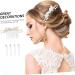 DOITOOL 1 Set Bride Decor Wedding Hair Clips Hair Comb Clips Ladies Suits Hair Accessory for Women Pearl Hair Clip Wedding Decoration Hair Pin Big Pearl Metal Women's Hair Piece - Buy Online on GoSupps.com