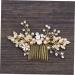 FRCOLOR Bridal Headwear Comb for bride bridal hair comb rhinestone bride wedding hair comb pearl floral pearl hair comb Rhinestone Comb manual Wedding Crystal Headpiece - Buy Online on GoSupps.com