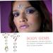 7 Sheets Jewelry Face Gems & Diamonds - Festival Makeup Face Stickers for Women | Bindi Body Jewels & Applique - Buy Online on GoSupps.com