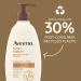 Aveeno Tone + Texture Renewing Body Lotion | Prebiotic Oat | Exfoliates & Hydrates Sensitive Skin | Clinically Proven | Fragrance-Free | 18 Fl. Oz - Buy Online on GoSupps.com