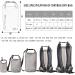 IDRYBAG Clear Waterproof Dry Bag 2L/5L/10L/15L/20L - Lightweight Dry Sack for Water Sports - Ideal for Kayaking, Boating, Swimming - Black Caffeine - Buy Online on GoSupps.com