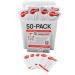 Stopain Pain Relief Clinical Gel Packets 50 Pack USA Made Max Strength Fast Acting with MSM Glucosamine Menthol for Lower Back Sciatica Knee Neck HSA FSA Topical Analgesic Products