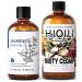 HIQILI 100ML Jasmine Essential Oil & 150ML Misty Cedar Fragrance Oil for DIY Diffuser