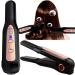 2 in 1 Professional Hair Straightener and Curler USB Rechargeable Shutdown and Boot Protection Function Flat Iron for Hair Ceramic Heating Material for Styling Makes Hairs Smoother and Healthier Black