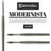 Escoda Modernista 4060 Synthetic Mongoose Filbert Brush - Size 4 | Artist Oil & Acrylic Long Handle Paint Brush - Buy Online on GoSupps.com