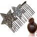 Hair Comb Clips - Shape Hair Finishing Fixer Comb | ABS Upside-Down Comb Hairpin Pentagram Hairpin Hair Finishing Fixer Comb Bridal Hair Pins Hair Accessories For Girls Women - Buy Online on GoSupps.com