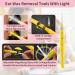 Rechargeable 4-in-1 Ear Wax Remover Kit with LED Lights and Silicone Tips - Safe and Effective for Kids and Adults - Buy Online on GoSupps.com