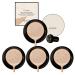 WRANBAO Luminous Cushion Foundation - Mushroom Head Cushioned CC Cream Long-Lasting Brightening BB Cream Makeup for All Skin Types Full Coverage Foundation (4pcs-Natural Color)