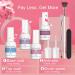 Saviland 29 Pcs Dip Powder Nail Kit Starter - Sakura Love 20 Colors Dipping Powder Set for DIY and Salon at Home - Buy Online on GoSupps.com