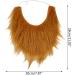 Buy Sueal False Beard Costume - Green U-Shaped Mustache for Kids & Adults | Funny Cosplay Hair Accessories - Buy Online on GoSupps.com