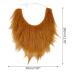 Funny Halloween Party Art Beard with Mustache Realistic U-Shaped Brown Hair Accessories for Men - Buy Online on GoSupps.com