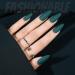 FANDAMEI Matte Acrylic Fake Nails - 12 Packs (288PCS) + 10g Nail Glue | DIY Nail Art | Medium Almond Stiletto False Nails - 12 Solid Colors - Buy Online on GoSupps.com