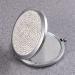 LALAFINA Women's Bling Compact Mirror - Double-Sided Rhinestone Makeup Mirror for Travel and Daily Use | White Round Folding Cosmetic Mirror - Buy Online on GoSupps.com