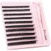 D.I.Y. Eyelash Extension Kit - 200pcs Individual Lash Clusters, D Curl Volume Cluster Lashes with Bond, Seal, Tweezers - Home Application | 80D Kit - Buy Online on GoSupps.com