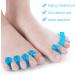 Molain 4 Pack Silicone Toe Separator for Feet Gel Nail Polish Toe Spacers for Men and Women Straighteners and Correctors for Overlapping Toes Bunions Hammer Toe Foot Pain Relief Style C - Buy Online on GoSupps.com