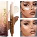 Highlighter Stick Double Sided Contour Stick 5G Luminizer Cream Concealer Waterproof Durable for All Day of Daily Life Universal - Buy Online on GoSupps.com