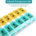 GoGooda XL AM PM Weekly Pill Organizer - Yellow-Green | 2 Times a Day Vitamin Container & Medicine Holder - Buy Online on GoSupps.com