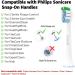 USHON 8 Pack Replacement Toothbrush Heads for Philips Sonicare | Compatible with Snap-on Electric Toothbrushes | Phillips Sonicare Click-on Brush Heads - Buy Online on GoSupps.com