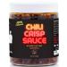 SAUCE UP 100% Natural Artisan Chili-Crisp 6oz- Premium 13 Ingredients, Vegan, Keto, GF, Zero Msg, Flavor Bomb, Crafted in NYC(Hot, Sweet, Crispy, Umami, Smoky, Savory)- Good on Anything Chili Oil/Sauce (Original)
