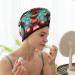 Merry Christmas Day Coral Velvet Dry Hair Cap | Ideal for Home Travel Pool Parties & More - Buy Online on GoSupps.com