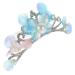 PATKAW Mermaid Crown Hair Comb: Sea Princess Tiara Hair Comb - Ocean Themed Tiaras and Crown Headpiece for Women Girls Mermaid Birthday Party Decorations