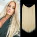 Women's Wigs Natural Wig Pieces One Piece Long Straight Hair High Temperature Wire Fishtail Hair Extensions fashion decoration (Color : 8 Size : 14 inch) 14 inch 8