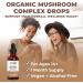 MaryRuth's USDA Organic Mushroom Complex Liquid Drops | Immune Support, Cognitive Function, & Stress Relief | Non-GMO, Vegan, Alcohol-Free Tincture - 1oz - Buy Online on GoSupps.com