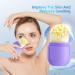 Buy Ice Roller for Face & Eye - Beauty Skin Care Kit for Glowing Skin Reducing Fine Lines Shrinking Pores & Acne - Purple - Buy Online on GoSupps.com