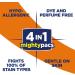 All Mighty Pacs Laundry Detergent with Oxi Stain Removers & Whiteners - Free Clear, 56 Count Tub (Pack of 1) - Buy Online on GoSupps.com