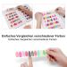 Shop C9 Nail Color Display Book - 120 Nail Art Presentation Stand with Transparent Tips for UV Gel & Nail Polish | International Shipping - Buy Online on GoSupps.com