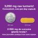 Webber Naturals Turmeric Curcumin 3 050 mg of Raw Herb 120 Capsules Antioxidant Support Vegan - Buy Online on GoSupps.com