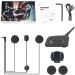 EJEAS V4 Plus Motorcycle Helmet Bluetooth Intercom - Bluetooth 5.1 Headset with Noise Reduction, FM Radio, 4 Rider Communication - 1500M Range (1 Pack) - Buy Online on GoSupps.com