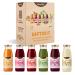 Safe time 1-day fasting cure Bio |6 bottles with coordinated fruit and vegetable juices refined with herbs spice or flower extracts |Fruity-sweet in taste |From the Achterhof Saftzeit 1.5 l (1 Pack)
