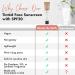 Tinted Face Sunscreen SPF 20 - Mineral Zinc Oxide Sunscreen for Face - Reef Safe Sun Protection - 2 Fl Oz (Medium Beige) - Buy Online on GoSupps.com