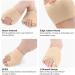 Buy 2 Pairs U-Shaped Hallux Valgus Corrector - Bunion Pain Relief & Hammer Toe Separator - Buy Online on GoSupps.com