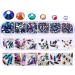 12 Grids Glass Nail Art Decorations Multi-Shape Multi-Size Nails Ornaments Manicure Decor DIY Crafts Accessories Nail Art Decoration 3d - Buy Online on GoSupps.com