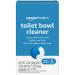 Amazon Basics Toilet Bowl Cleaner Blue Tablets with Oxygen Bleach Unscented 5 Count Pack of 1 5 Count (Pack of 1)