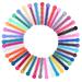 1040 Pcs Multicolored Braces Rubber Bands Orthodontic Ligature Ties O-Rings Elastic Bands for Braces (Color)