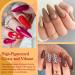 Aikker 20 Fall Colors Dip Powder Nail Kit 27 Pcs Set | Glitter Gold Dark Purple Red | Base Top Coat Activator Tools | Salon Manicure Gift | AK38 - Buy Online on GoSupps.com