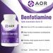 AOR - Benfotiamine 80mg 120 Capsules - Vitamin B1 Thiamine for Nerve Support Formula Metabolism Support and Healthy Aging - Vitamin B1 Benfotiamine Supplement - Nerve Support Supplement - Buy Online on GoSupps.com
