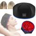 Bonnet De Repousse des Cheveux Lumi Re Rouge Bonnet De Repousse Rapide des Cheveux Double Longueur d'onde 660nm Et 850nm 3 Modes avec 120 LED pour La Perte De Cheveux Black Noir