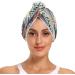 Tropical Leaves Dry Hair Cap Set | 2-Piece Quick Drying Towel & Button Headband - Super Absorbent & Comfortable - Buy Online on GoSupps.com