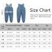 Happy Cherry Baby Winter Pants 80 B- Light Blue | Infant Warm Snow Bib Pant for Boys and Girls - Toddler Windproof Padded Bottoms with Elastic Buttom and Zipper | Outerwear Snowsuit - Buy Online on GoSupps.com