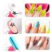 Sularpek Professional Nail Art Liner Brush Set - 3PCS UV Gel Painting Brushes for Short Strokes, Details, Blending, and Elongated Lines - White Marble Design - Buy Online on GoSupps.com
