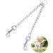 HAPPY HACHI Double Dog Heavy Duty Steel Chain Lead - 2 Dogs Leash S-3.0mm*50cm | Durable & Strong Walking Solution - Buy Online on GoSupps.com