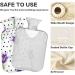 NAANLE Hot Water Bottle with Cover - Watercolor Flowers 2L | Pain Relief & Warmth for Back Hands & Neck - Hot & Cold Therapy - Buy Online on GoSupps.com