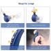 Rechargeable Hearing Aids for Seniors with Noise Cancelling - Blue | Nano Digital Amplifier for Invisible Hearing Loss - Buy Online on GoSupps.com