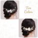 Koorium wedding hair accessories for women wedding tiaras for bride silver hair clips Crystal Headpieces Flower Headband Bridal Hair Pieces Pearl Hair Accessories Hair Styling Accessories - Buy Online on GoSupps.com