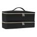 Hair Dryer Organizer Box - Double-Layer Layer Organizer Bag | Stylish Portable Water Resistant Storage Box Large Capacity Case for Hairdryer Styler Organizer